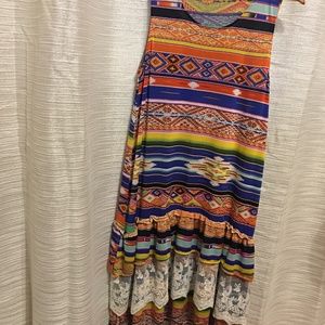 Southwestern Beautiful Dress SZ Med W/Lace
